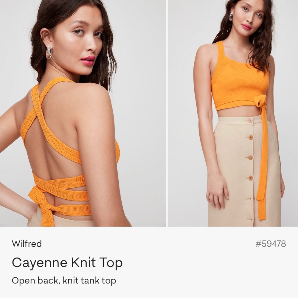 Wilfred cayenne top